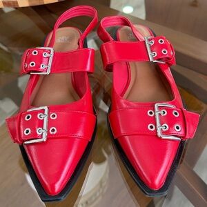 Wild Fable Red Buckle Strap Sandals